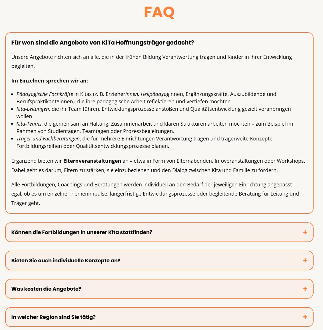 FAQ Beispiel